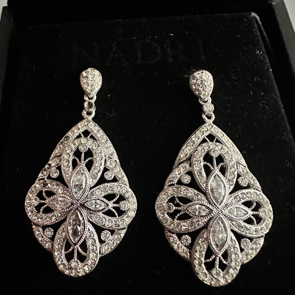 Nadri crystal earrings